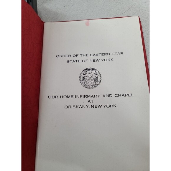 Vintage 1942 Order Of The Eastern Star Masonry Home Infirmary & Chapel NY - Picture 5 of 16